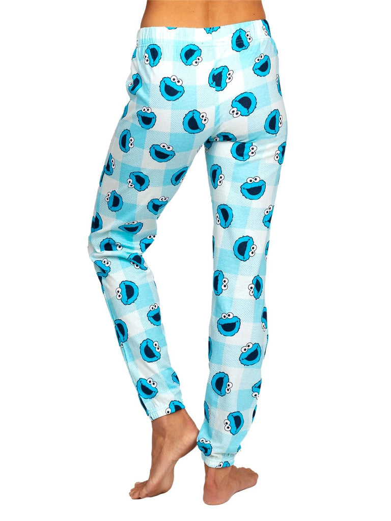 Sesame Street Cookie Monster Women's Pajama Pants Lounge Jogger