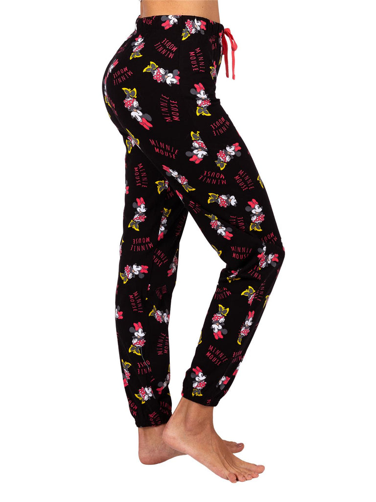 Disney Minnie Mouse Women's Cotton Pajama Pants, Sleepwear Bottoms