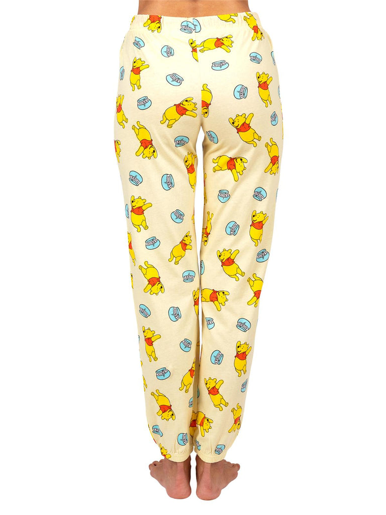 Disney Winnie The Pooh Women's Cotton Pajama Pants, Sleepwear Bottoms