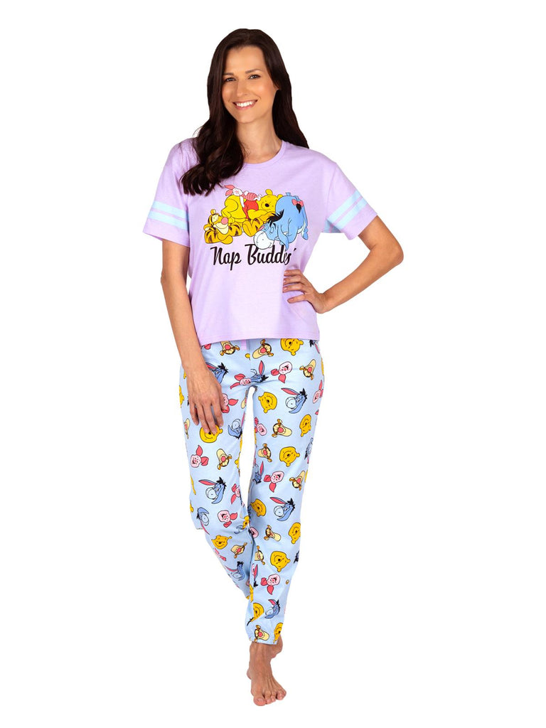 Disney Winnie The Pooh Women's Pajama, 2 Piece Sleepwear Set