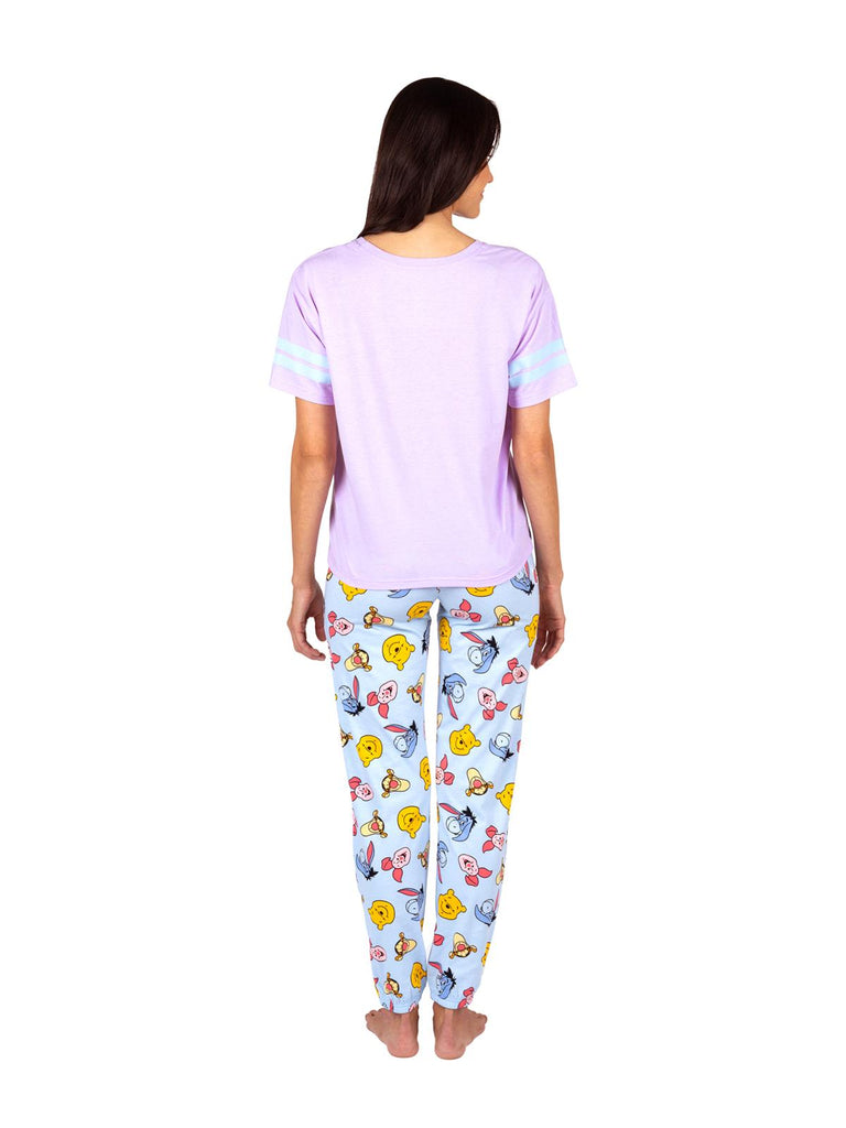 Disney Winnie The Pooh Women's Pajama, 2 Piece Sleepwear Set